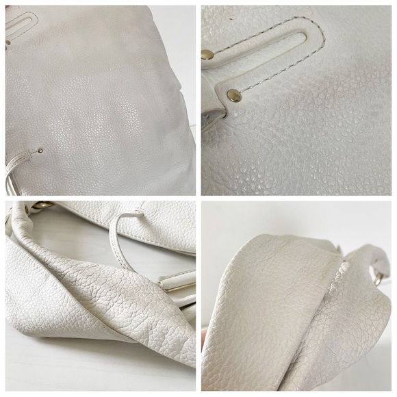 ❤️SOLD❤️Celine white bittersweet pebbled leather shoulder bag - Picture 4 of 11